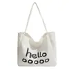 Bolso de lona para mujer de gran capacidad 2026, bolso tote de caramelo para dama, bolso de hombro urbano simple de moda para el día a día
