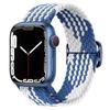 Adequado para Pulseiras de Apple Watch para Apple Watch Séries 1-12/Ultra3/Se3, Pulseira de Relógio Tecida em Nylon com Fivela de Deslizamento