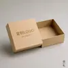 LOGOTIPO personalizado, empaque ecológico hecho a medida, cajas de papel kraft al por mayor, venta directa desde la fábrica de origen, en stock