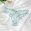 Batimento cardíaco oco malha feminina cueca triângulo respirável renda sexy tentação cintura baixa menina cueca