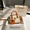 Dropshipping Sacola de Caixa Impressa de Luxo Estilo High-End 2026 Nova Versátil Impressa Bolsa de Mão para o Dia a Dia Atacado