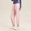 Novas Calças de Yoga Femininas de Cor Sólida, Soltas, com Bolsos, Emagrecedoras, Respiráveis, para Corrida ao Ar Livre, Fitness, Jogger Feminino