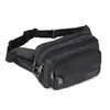 Riñonera de Gran Capacidad para Hombre, Bolso Cruzado de Lona para Pecho para Hombres y Mujeres, Adecuado para Sitios de Trabajo, Negocios, Deportes al Aire Libre, Moderno
