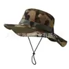 Sombrero de ala redonda para exteriores camuflaje de jungla protector solar sombrero de pescador sombrilla cómoda gorra CP sombrero protector de comercio exterior sombrero de sol para montañismo