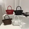 Bolso de Hombro Tipo Cubo Portátil Estilo Coreano Textura Casual Color Sólido 2026 Gran Capacidad Bolso Cruzado de Moda para Viajes y Uso Diario para Mujeres