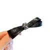 Pinza para el Cabello de Lujo Negra con Lazo y Brillantes Pedrería para Mujer, Estilo de Niña Dulce y a la Moda, Pasador de Princesa para Flequillo Lateral Accesorio para el Cabello