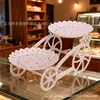 Plato para Frutas Anti-Caídas, Base Grande para Postres para Sala de Estar, Plato para Frutas Doméstico, Plato de Plástico para Almacenamiento de Frutas para Casa de Té