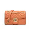 Nova Bolsa Feminina Estilo Pequena Fragrância em PU Mini Casual Ombro Transversal Bolsinha de Braço Bolsa de Ombro com Corrente Modelo Personalizado para Exportação