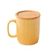 Taza de Porcelana Blanca Cerámica con Tapa, Taza de Agua Ins Estilo Nórdico, Taza de Té para el Hogar, Taza de Bebida de Gran Capacidad, Amazon