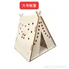 Tienda de graffiti de madera pintable para camping al aire libre kit de materiales de graffiti DIY adorno de escena de decoración navideña de madera