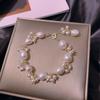 Pulsera de Cadena de Perlas de Agua Dulce Barrocas de Hada Extraterrestre Femenina Pulsera de Celebridad Cibernética Francesa Extraterrestre Diseño de Nicho Ins