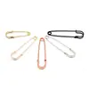 Acessórios de Roupa DIY Alfinetes de Segurança para Prender Vestidos, Broches Decorativos, Alfinetes de Fivela Simples de Metal Grosso, Alfinetes para Cintura