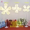Accesorios de Boda Estilo Chino Arte de Hierro Flor de Peonía Brillante Luces de Camino Pasarela Escenario Fondo Decoración Arreglo