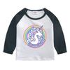 Camiseta de manga larga para niños ropa de otoño 2022 Primavera y Otoño Nuevo top casual para niñas camiseta básica estampada para niños ropa para niños