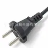 Cable de alimentación con enchufe de 0,75 metros cuadrados Vde Norma Europea, Cable de alimentación de dos polos conector figura de ocho Norma Europea, Cable de CA de dos pines estilo europeo