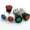 Interruptor redondo KCD1 tipo barco, con una apertura circular de 20 mm, un interruptor basculante de dos polos y dos posiciones, adecuado para interruptores de encendido de electrodomésticos pequeños