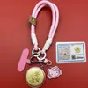 Pingente Chaveiro de Ouro Puro 999 Corrente para Celular para Colegas de Classe, Amigos e Melhores Amigos, Presentes Atacado para Transmissões ao Vivo