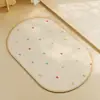 Alfombrilla Absorbente para Piso de Tierra de Diatomeas para Baño, Alfombra Impresa Antideslizante para Entrada de Baño, Felpudo para Entrada, Alfombrilla Antideslizante para Baño