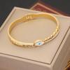Europa y Estados Unidos pulsera Ojo del Diablo de joyería transfronteriza pulsera de acero inoxidable de personalidad joyería de nicho al por mayor B439