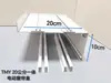 Painel Colmeia de Alumínio Integrado para Teto Caixa de Cortina de Azulejo Espessada Conjunto Completo Caixa de Cobertura Integrada Trilho Único/Duplo para Sala de Estar