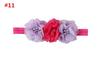 Novas Tiaras Europeias e Americanas para Crianças, Fofas Flores de Chiffon com Três Pérolas, Tiaras Elásticas para Bebê Acessórios de Cabelo, Atacado