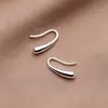 Pendientes de gota de agua simples y compactos para mujer, estilo fresco y natural, modernos y únicos, versátiles y elegantes, accesorios para orejas de nicho y exquisitos
