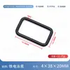 Suministros del fabricante hebilla cuadrada de alambre de hierro cincha D-ring correa de bolsa boca de conexión hebilla accesorios hebilla cuadrada de metal