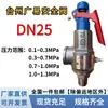 Taizhou Guangyi Válvula A28H-16C Válvula de Apertura Total Acero Fundido Válvula de Alivio de Presión para Caldera de Vapor Dn15