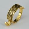 Anillo de ganchillo europeo y americano de venta caliente transfronteriza, retro, creativo, moda, anillo abierto, hipster, anillo de cola, sentido del diseño