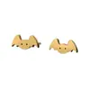 Pendientes de Murciélago con Alas Punk para Mujer de Acero Inoxidable Pendientes de Animales Fiesta de Halloween Regalos Sencillos Disponibles Wholesale
