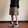 Pantalones Deportivos de Verano para Hombre, Estilo Nuevo, Tendencia Nacional, Retros, Parches, Talla Grande, Holgados, Rectos, Casuales, de Cinco Puntos, Ropa para Hombre