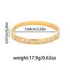 Nuevo Pulsera Dorada Versátil de Moda Simple Estilo Ins con Broche de Circonita Cuadrada Joyería de Lujo Ligero Europea y Americana Versátil y Simple