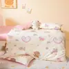 Funda Nórdica Infantil 100% Algodón Pieza Única Niños Niñas Dibujos Animados 120x150x200 Funda Nórdica para Bebé Juego de Tres Piezas