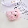 Broche de peluche en stock cabeza de oso muñeca de algodón accesorios hecho a mano DIY horquilla fieltro material para bolsa colgante venta al por mayor
