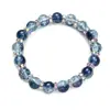 Pulseiras Coloridas Versáteis Simples e Modernas Europeias e Americanas Transfronteiriças para Mulheres, Joias de Contas Casuais e da Moda