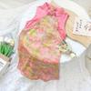 Cheongsam de verano para niñas, falda Hanfu mejorada para niñas, vestido estilo chino, ropa infantil estilo occidental