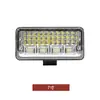 Luz quadrada LED para exportação transfronteiriça, farol de caminhão, luz de trabalho, três polegadas, cinco polegadas, campo de visão amplo, luz quadrada, luz de ré