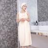 Conjunto de Falda de Baño de Cuatro Piezas al por Mayor, Gorro Secador de Cabello Espeso Absorbente de Agua, Toalla de Baño, Turbante Lindo, Falda de Baño Estilo Coreano para Mujer