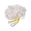 Corda de Segurança Feita de Material Polipropileno Multifiado, Corda Sintética para Escalada com Velcro, Corda de Cinta para Trabalho em Altura com Gancho, Corda de Montanhismo