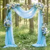 Decoraciones de Cortinas y Telones Transfronterizas para Bodas en el Césped, Montaje de Eventos al Aire Libre, Arcos Colgantes, Telones y Telas Colgantes