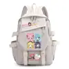 Mochila de mercancía del anime Magical Girl Madoka Magica Kuubi, con Madoka Kaname y Akemi Homura, una mochila escolar estilo 2D para niñas