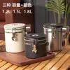 Lata Selada de Aço Inoxidável 304 Personalizada para Café, Chá, Leite em Pó, Doces, Frutas Secas, Loja de Chá de Leite Lata de Armazenamento com Colher Transfronteiriça