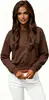 Sudadera Corta Casual Holgada de Manga Larga para Mujer Primavera y Otoño 2026 Estilo Perezoso Versátil Cuello Redondo