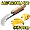 Faca Pequena Curva de Aço Inoxidável, Faca para Banana, Faca para Descascar, Faca para Cortar Legumes, Faca para Abacaxi, Faca para Frutas, Faca para Cortar Salsicha, Faca para Abacaxi para Vendedores de Rua