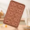 Formas de silicone para chocolate clássicas e populares, um conjunto de múltiplas formas para confeitaria caseira, formas para sobremesas francesas, atacado