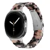 Adecuado para relojes Samsung Watch8/9, Correa de reloj inteligente clásica de acero inoxidable y resina de una sola cuenta para Watch8