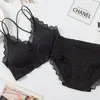 Conjunto de Tirantes Personalizado Hermoso Top Tubo para Espalda Cinturón para Mujer Almohadilla para el Pecho Base de Encaje Ropa Interior Chaleco Envolvente para el Pecho Anti-deslizamiento Ligero