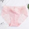 Ropa interior sexy de encaje nueva para mujer, elástica, sin costuras, de cintura media, con entrepierna de algodón transparente, fabricantes de ropa interior de encaje para señoras