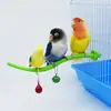Juguete para pájaro loro aliviando soporte de piel de tigre congestionada Varilla compañero de mordedura jaula de pájaros falsa juguete para pájaro interactivo divertido juguete para pájaro