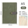 Caderno de negócios transfronteiriço personalizável com impressão de logotipo, fecho, alto valor estético, espessado, caderno de reunião de alta qualidade